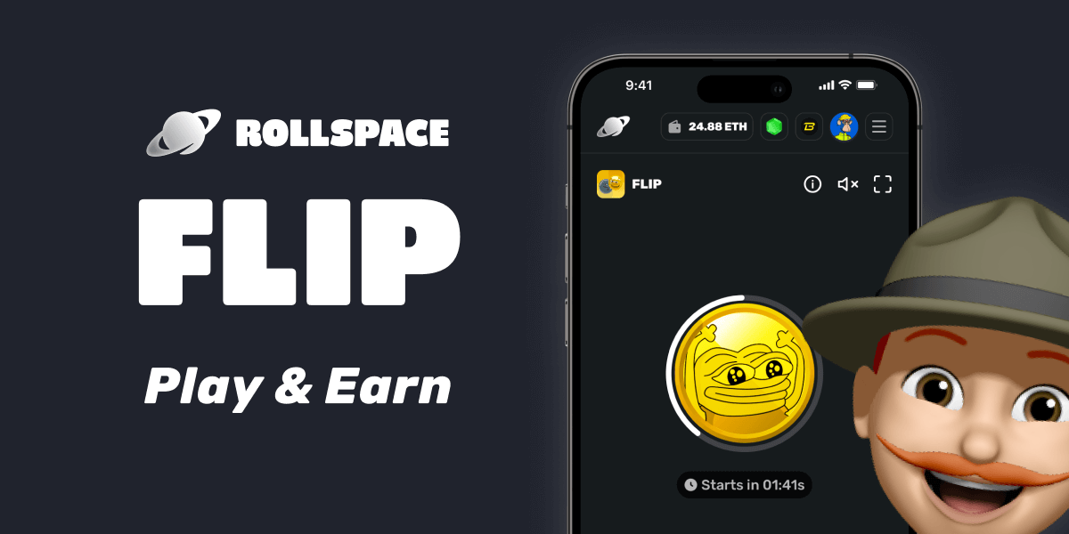Play Coin Flip with ETH Play Coin Flip Game on Blast L2 Rollspace